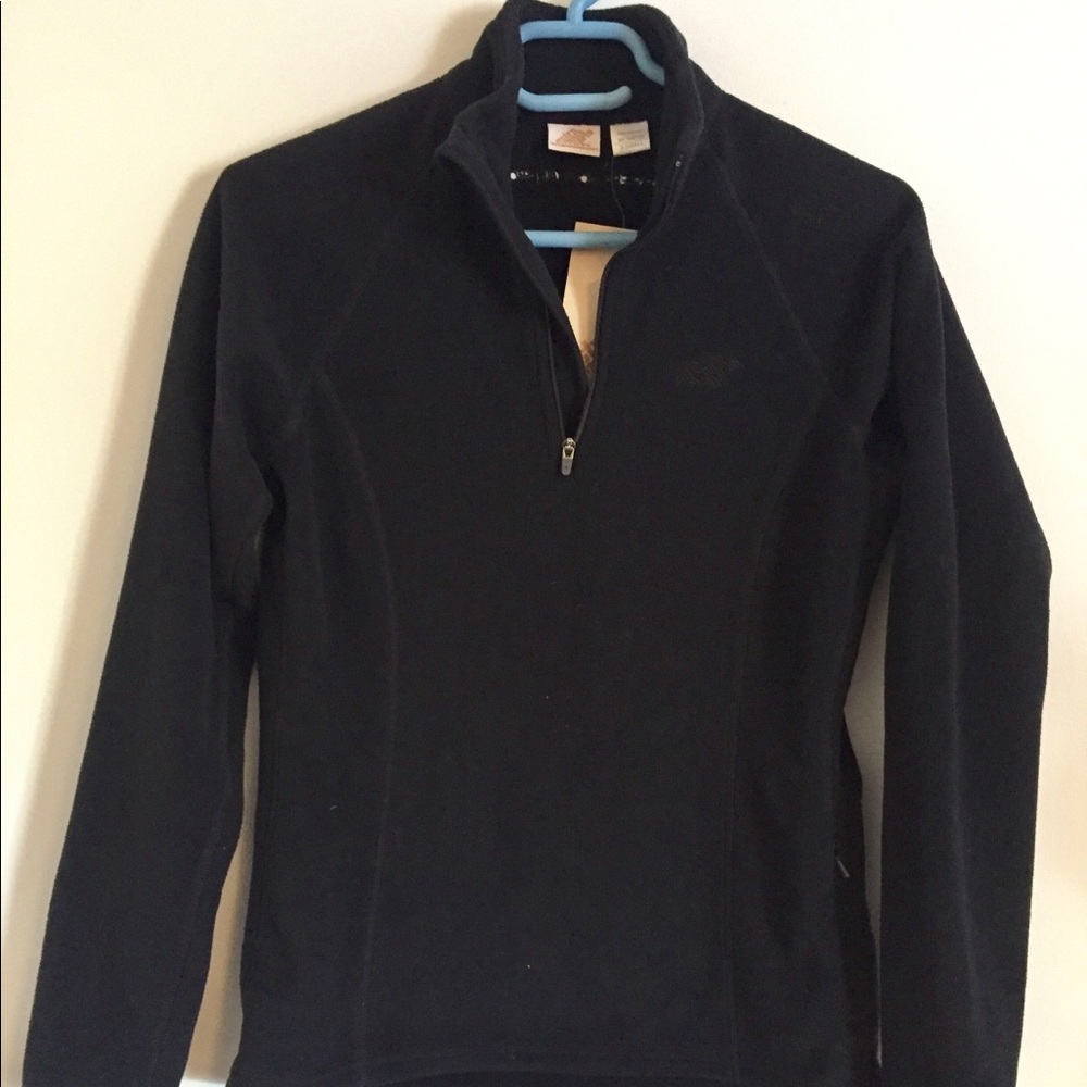 XS Black Fleece 1/4 Zip Pullover